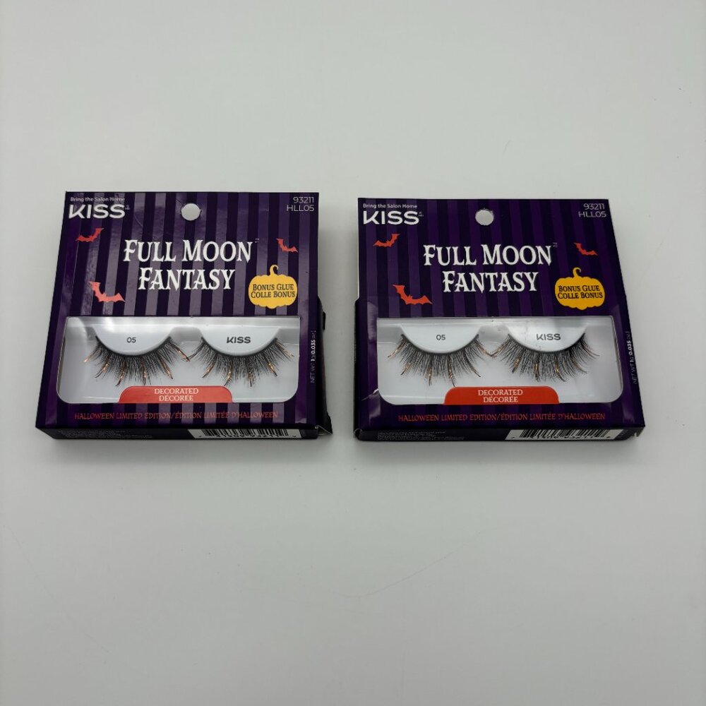 KISS Full Moon Fantasy Lashes Halloween Limited Edition False Eyelashes, 05 NEW